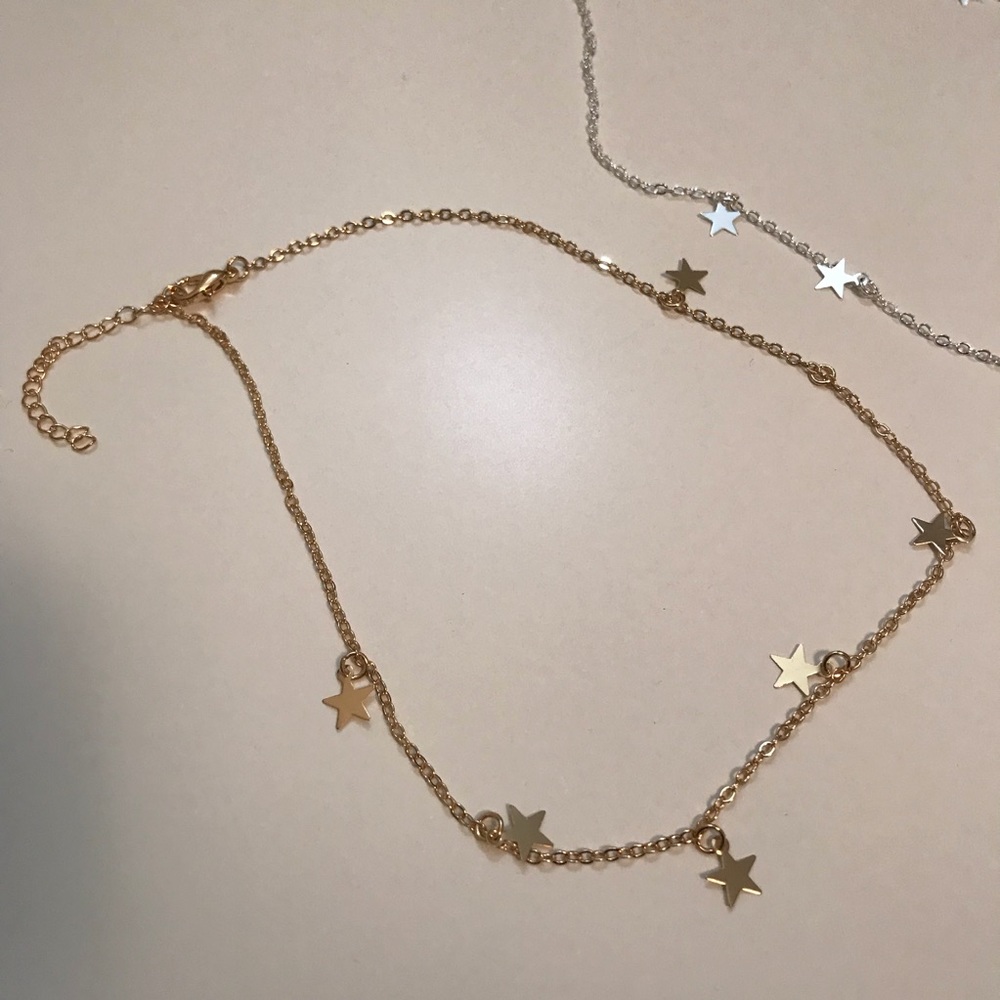 🆕Gold Star Tassel Choker - Picture 5 of 7